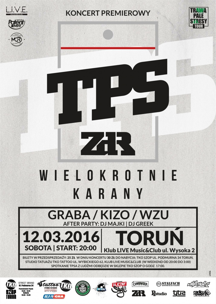 Toruń Live Music&Club 12.03.2016r