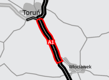 Autostrada A1 na trasie Włocławek - Toruń będzie poszerzona