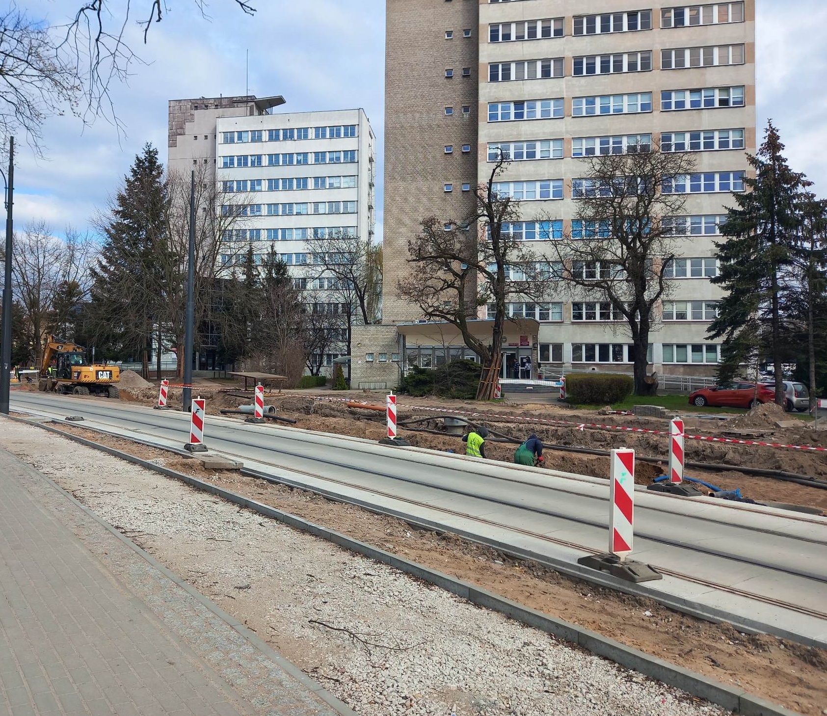 Trwa budowa nowej linii tramwajowej w Toruniu. Czekają nas zmiany na skrzyżowaniu.
