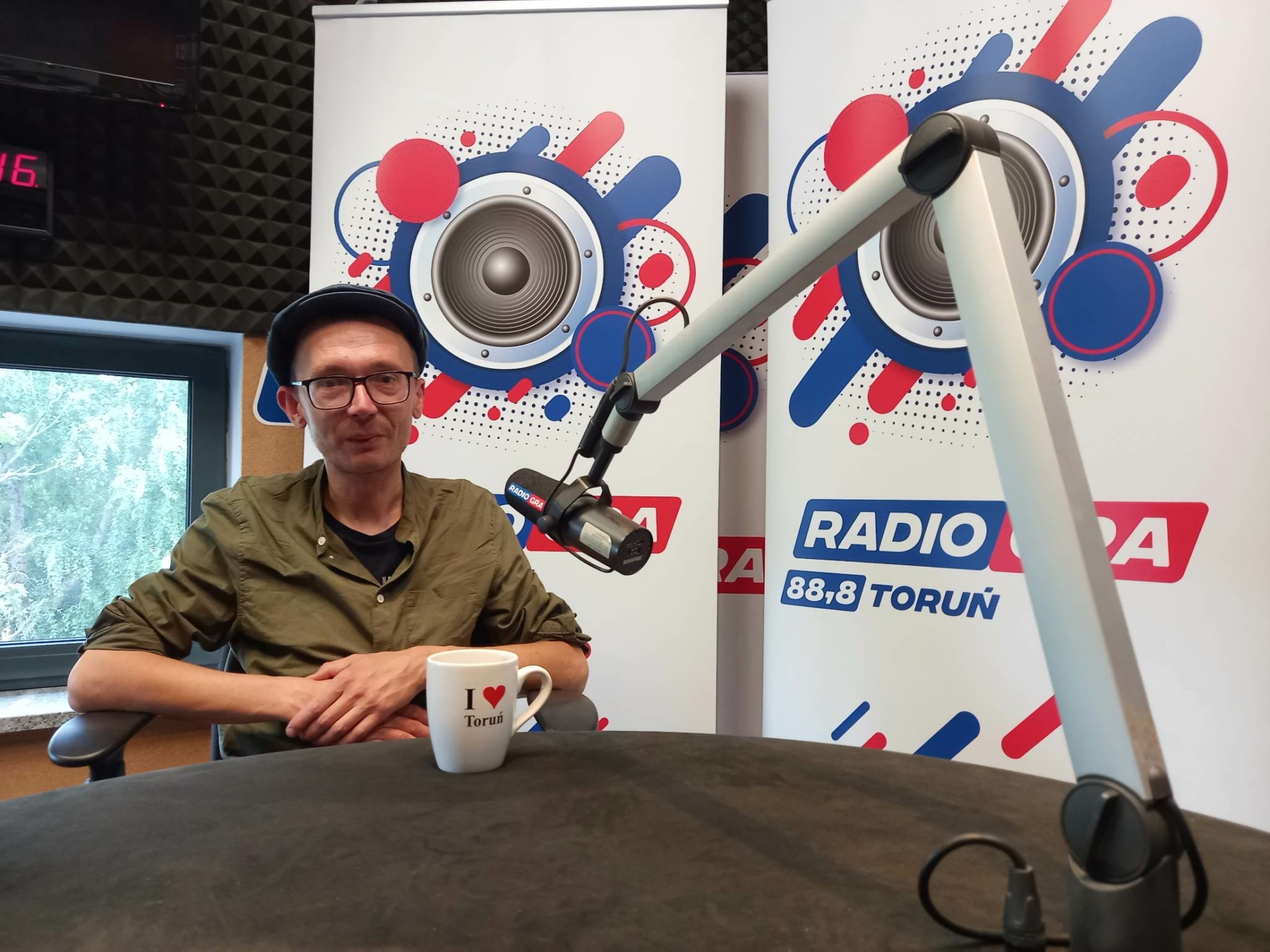 Andrzej Poprostu odwiedził Radio Gra.